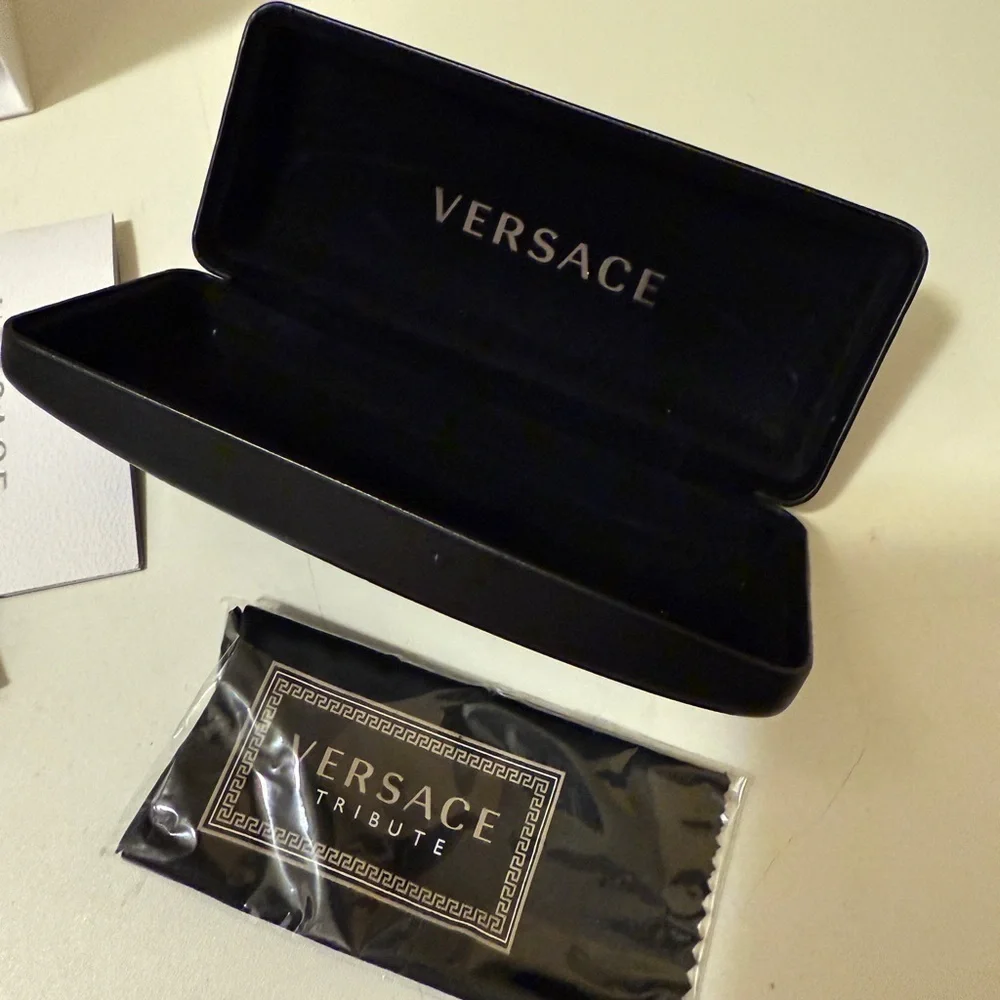 Two original Versace sunglasses case with new conditions